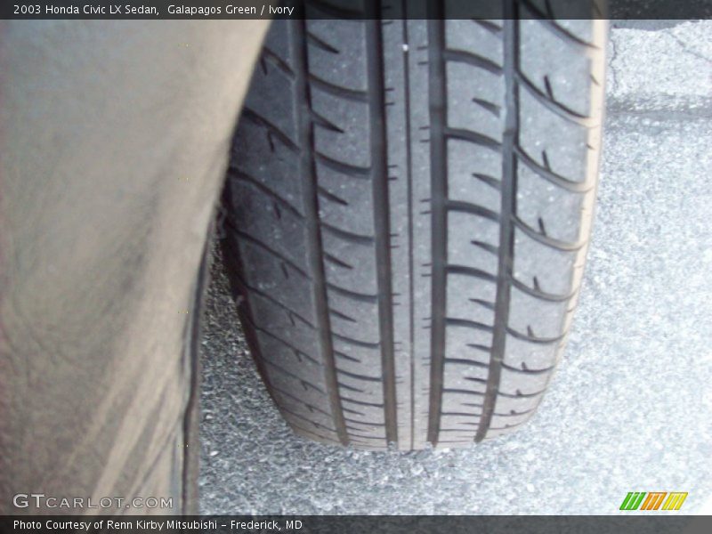 Galapagos Green / Ivory 2003 Honda Civic LX Sedan