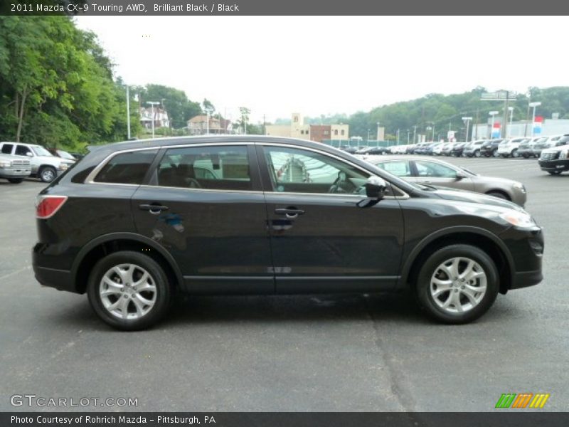 Brilliant Black / Black 2011 Mazda CX-9 Touring AWD