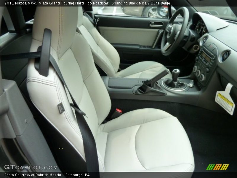  2011 MX-5 Miata Grand Touring Hard Top Roadster Dune Beige Interior