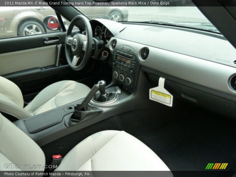  2011 MX-5 Miata Grand Touring Hard Top Roadster Dune Beige Interior
