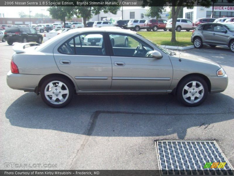 Bronze Shimmer Metallic / Charcoal 2006 Nissan Sentra 1.8 S Special Edition
