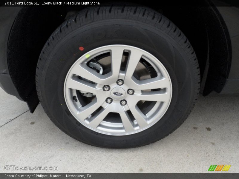 Ebony Black / Medium Light Stone 2011 Ford Edge SE