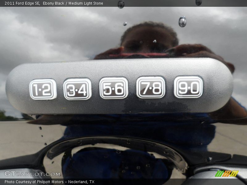 Ebony Black / Medium Light Stone 2011 Ford Edge SE