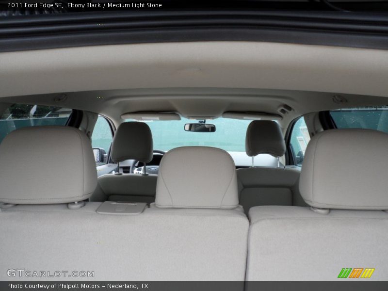 Ebony Black / Medium Light Stone 2011 Ford Edge SE