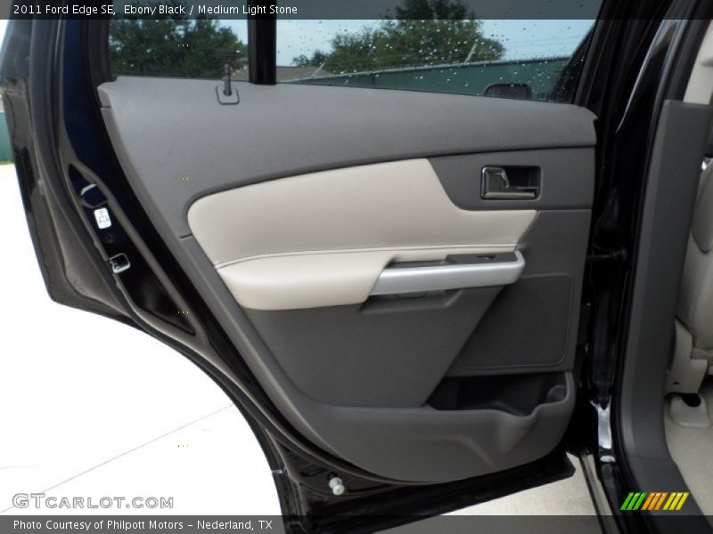 Ebony Black / Medium Light Stone 2011 Ford Edge SE