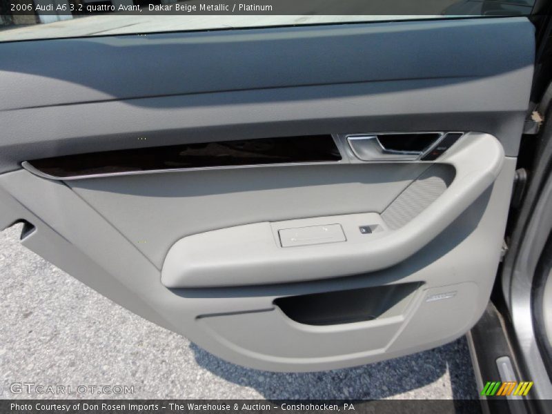 Dakar Beige Metallic / Platinum 2006 Audi A6 3.2 quattro Avant