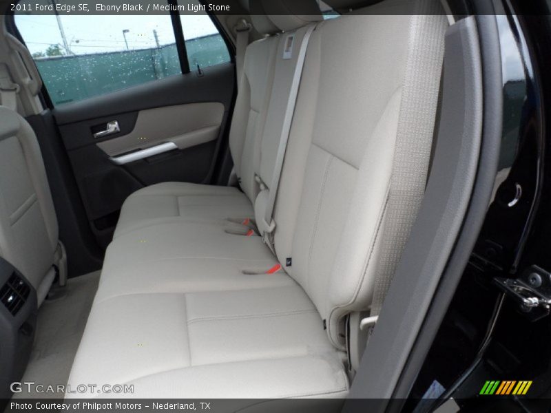 Ebony Black / Medium Light Stone 2011 Ford Edge SE