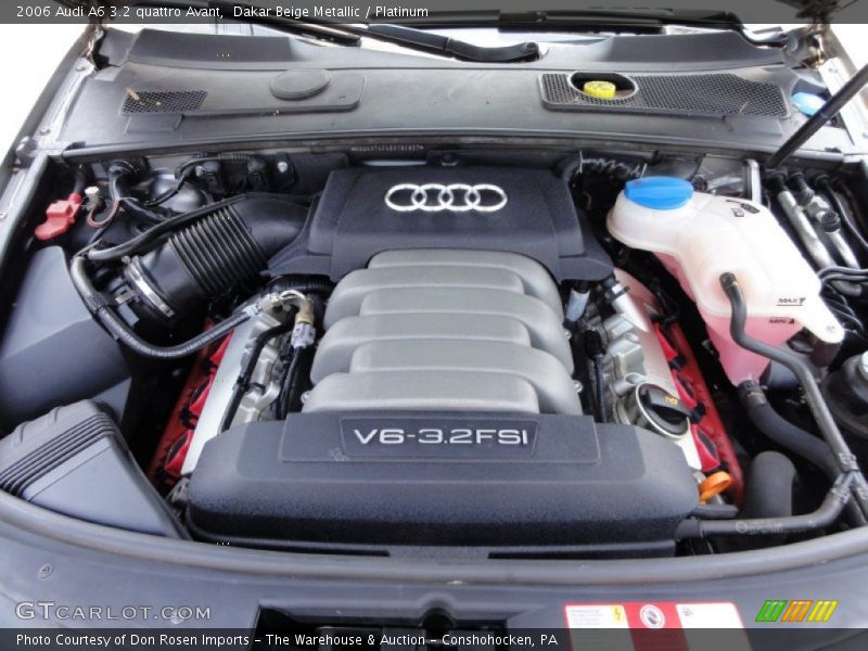  2006 A6 3.2 quattro Avant Engine - 3.2 Liter FSI DOHC 24-Valve VVT V6