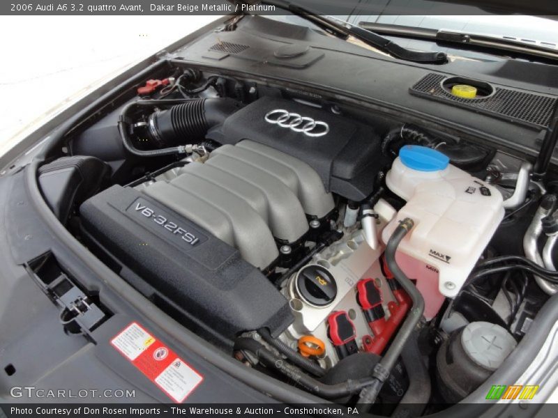  2006 A6 3.2 quattro Avant Engine - 3.2 Liter FSI DOHC 24-Valve VVT V6