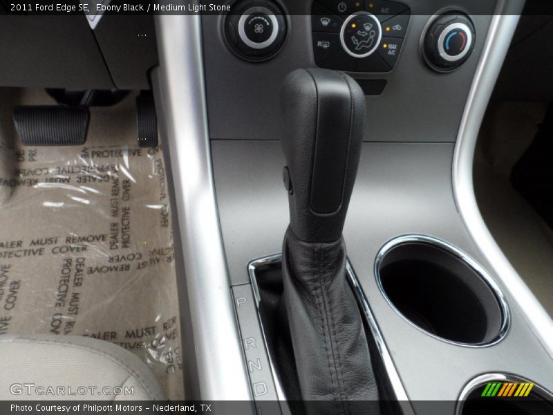 Ebony Black / Medium Light Stone 2011 Ford Edge SE