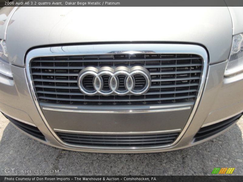 Dakar Beige Metallic / Platinum 2006 Audi A6 3.2 quattro Avant