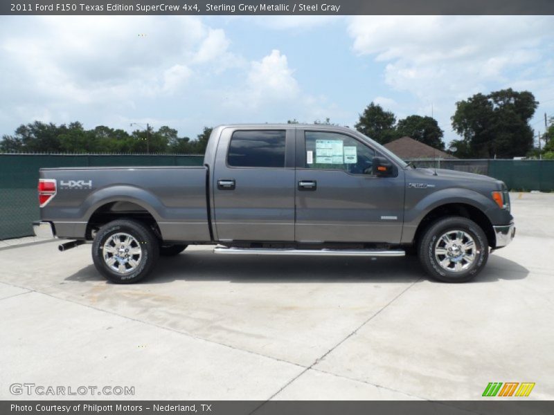 Sterling Grey Metallic / Steel Gray 2011 Ford F150 Texas Edition SuperCrew 4x4