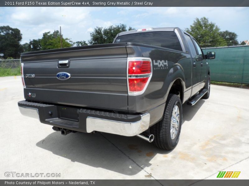 Sterling Grey Metallic / Steel Gray 2011 Ford F150 Texas Edition SuperCrew 4x4
