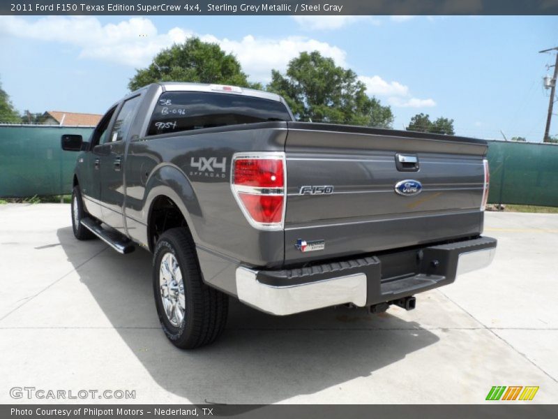 Sterling Grey Metallic / Steel Gray 2011 Ford F150 Texas Edition SuperCrew 4x4