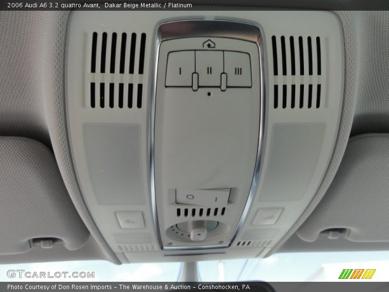 Controls of 2006 A6 3.2 quattro Avant