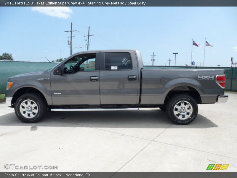 Sterling Grey Metallic / Steel Gray 2011 Ford F150 Texas Edition SuperCrew 4x4