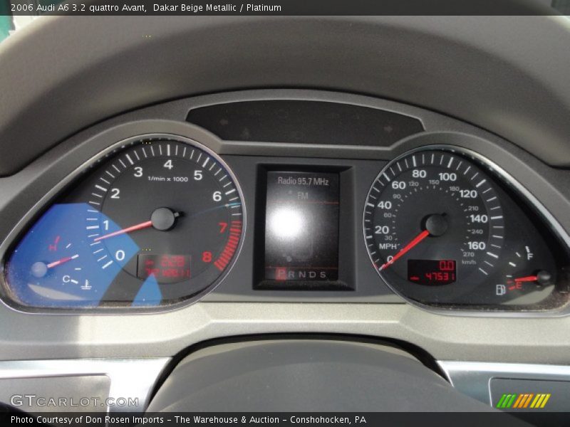  2006 A6 3.2 quattro Avant 3.2 quattro Avant Gauges