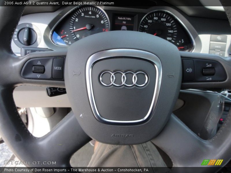 Dakar Beige Metallic / Platinum 2006 Audi A6 3.2 quattro Avant