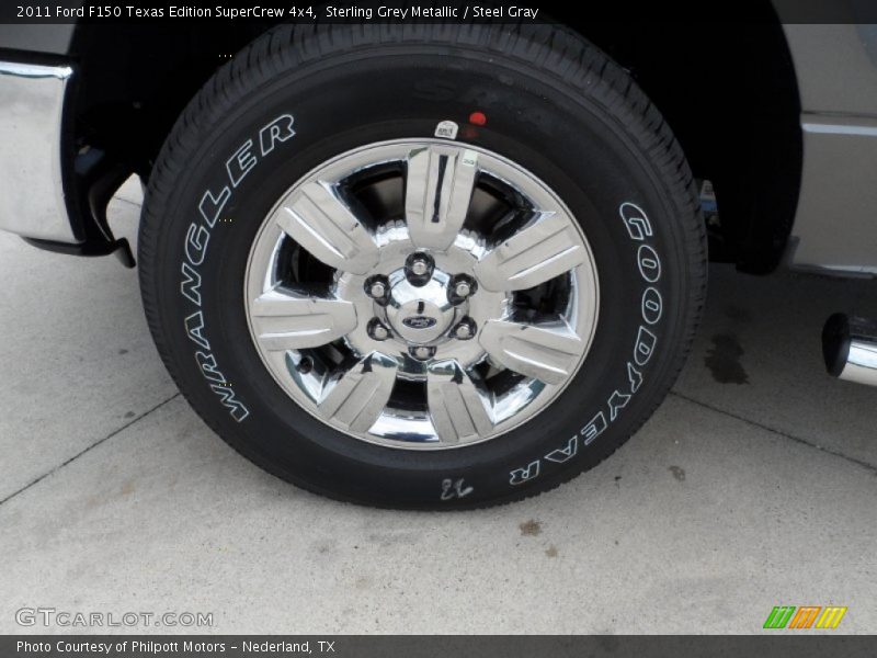Sterling Grey Metallic / Steel Gray 2011 Ford F150 Texas Edition SuperCrew 4x4
