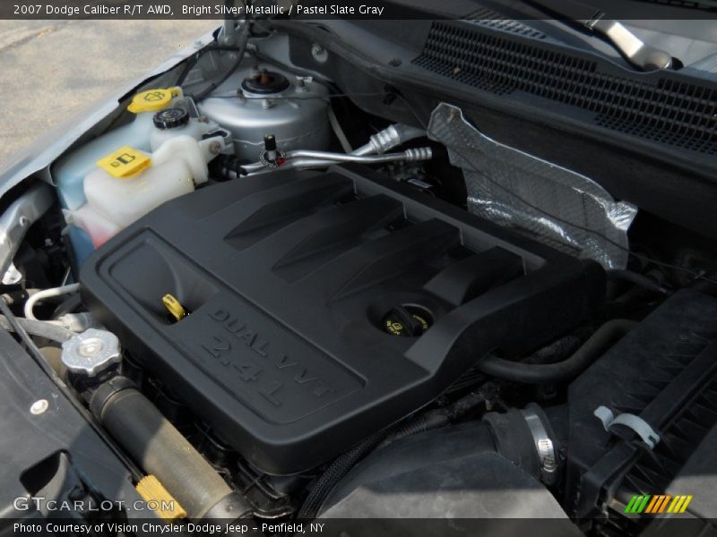 Bright Silver Metallic / Pastel Slate Gray 2007 Dodge Caliber R/T AWD