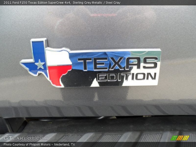 Sterling Grey Metallic / Steel Gray 2011 Ford F150 Texas Edition SuperCrew 4x4