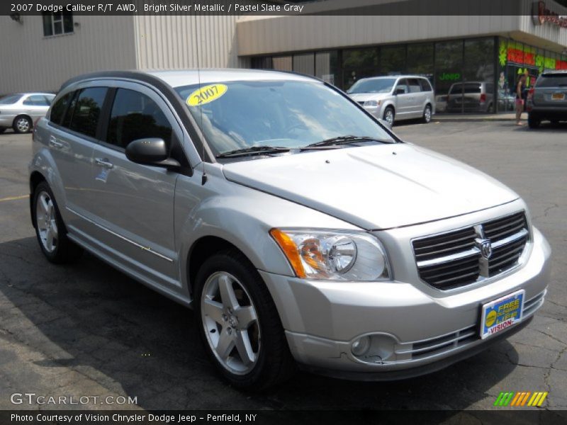 Bright Silver Metallic / Pastel Slate Gray 2007 Dodge Caliber R/T AWD
