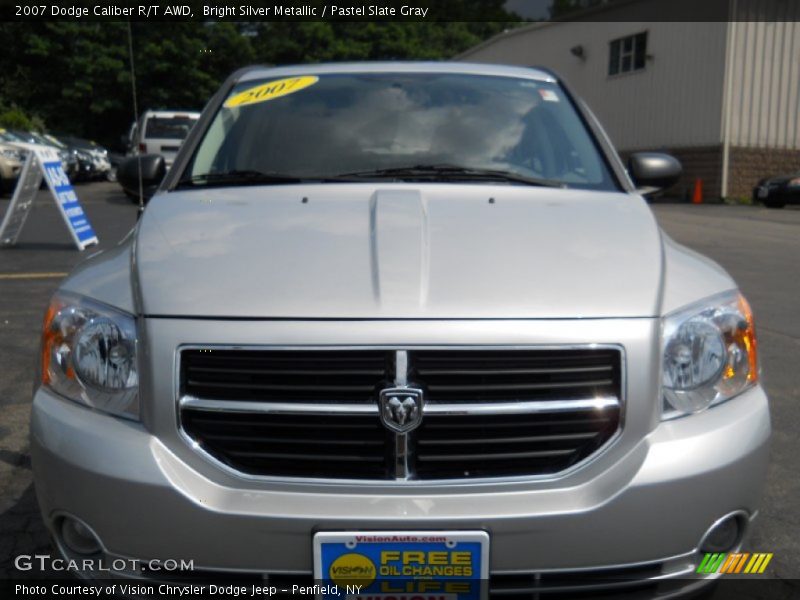 Bright Silver Metallic / Pastel Slate Gray 2007 Dodge Caliber R/T AWD