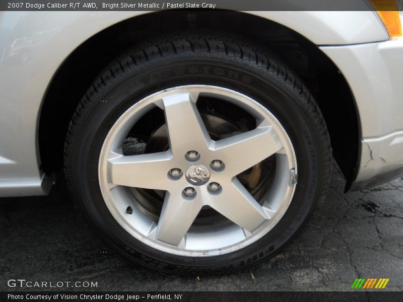 Bright Silver Metallic / Pastel Slate Gray 2007 Dodge Caliber R/T AWD