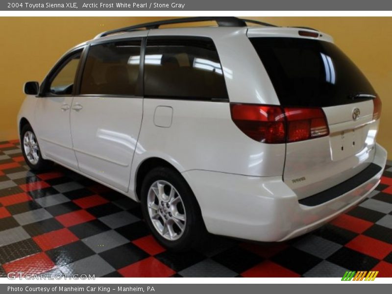 Arctic Frost White Pearl / Stone Gray 2004 Toyota Sienna XLE