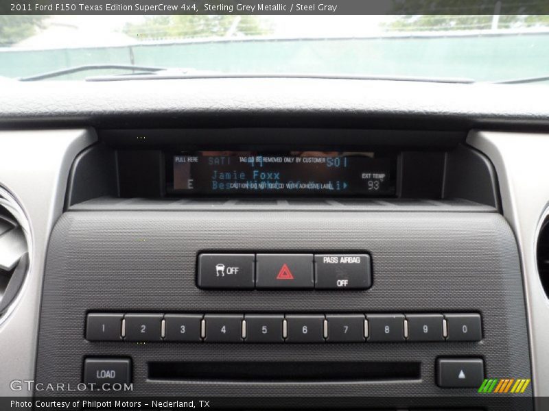Sterling Grey Metallic / Steel Gray 2011 Ford F150 Texas Edition SuperCrew 4x4