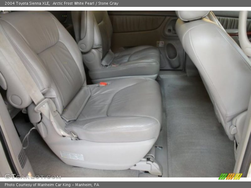 Arctic Frost White Pearl / Stone Gray 2004 Toyota Sienna XLE