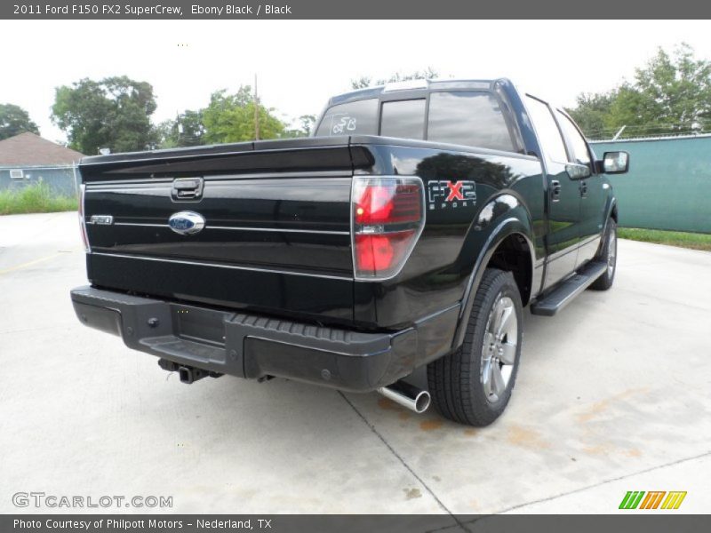 Ebony Black / Black 2011 Ford F150 FX2 SuperCrew