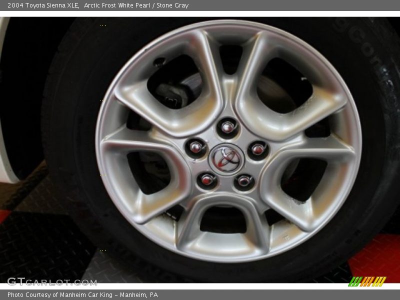 Arctic Frost White Pearl / Stone Gray 2004 Toyota Sienna XLE