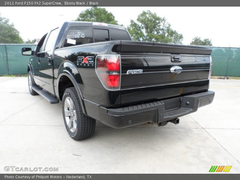 Ebony Black / Black 2011 Ford F150 FX2 SuperCrew