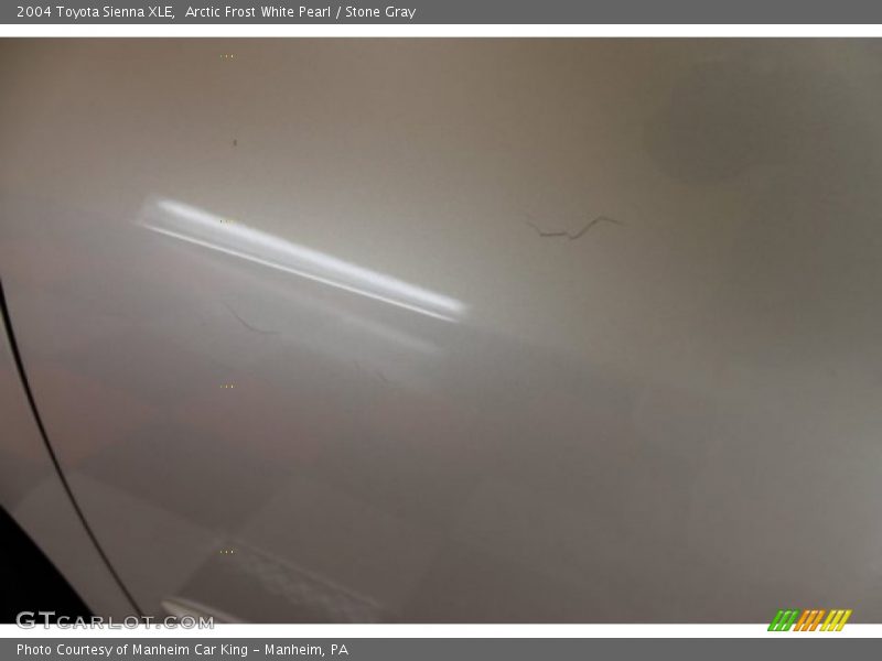 Arctic Frost White Pearl / Stone Gray 2004 Toyota Sienna XLE