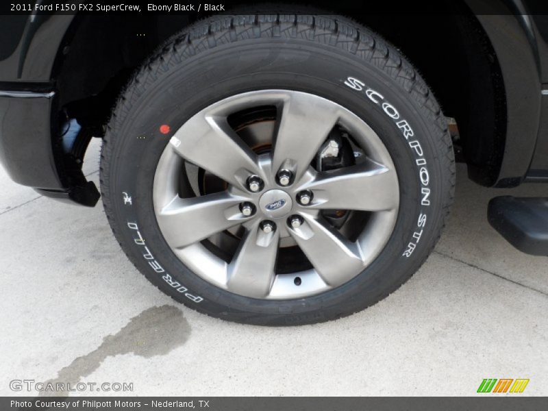 Ebony Black / Black 2011 Ford F150 FX2 SuperCrew
