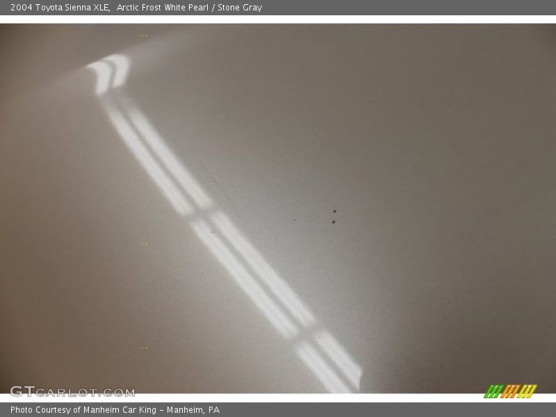 Arctic Frost White Pearl / Stone Gray 2004 Toyota Sienna XLE