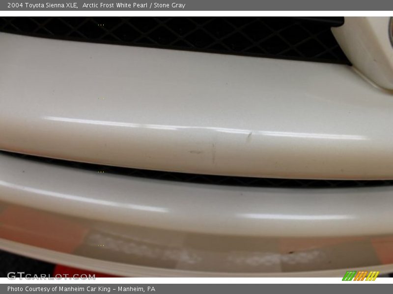 Arctic Frost White Pearl / Stone Gray 2004 Toyota Sienna XLE