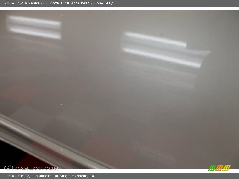 Arctic Frost White Pearl / Stone Gray 2004 Toyota Sienna XLE