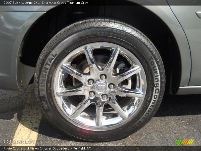 Sharkskin Gray / Titanium Gray 2007 Buick Lucerne CXL