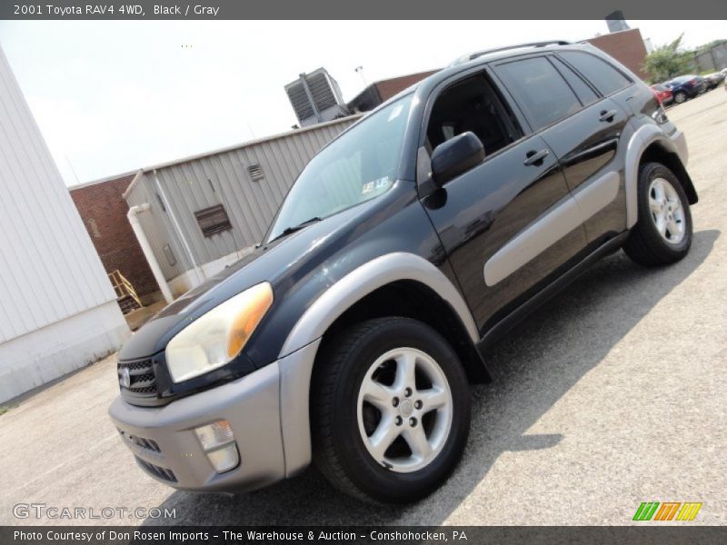 Black / Gray 2001 Toyota RAV4 4WD