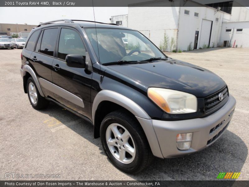 Black / Gray 2001 Toyota RAV4 4WD