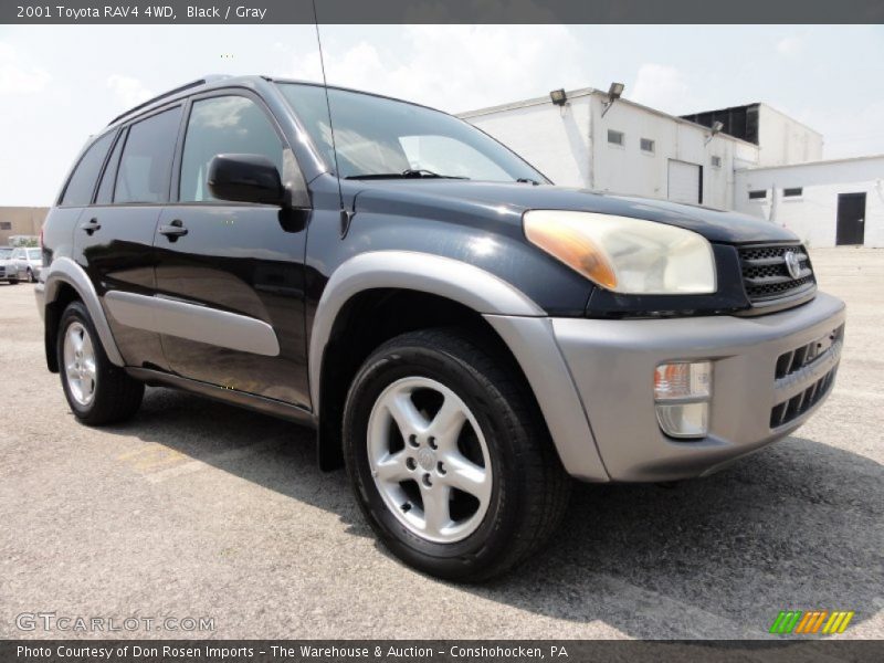 Black / Gray 2001 Toyota RAV4 4WD