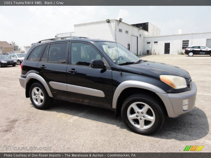 Black / Gray 2001 Toyota RAV4 4WD