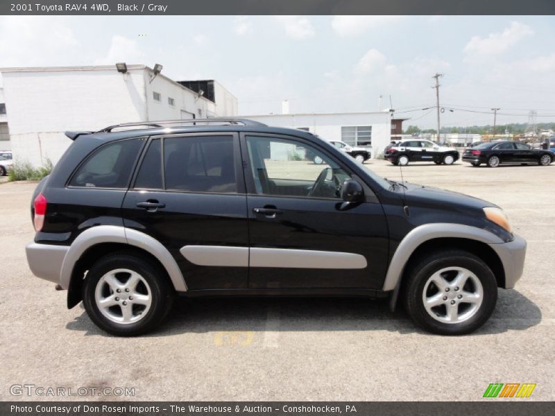 Black / Gray 2001 Toyota RAV4 4WD