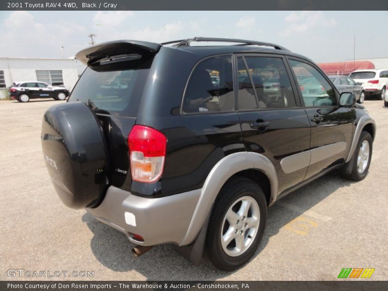 Black / Gray 2001 Toyota RAV4 4WD