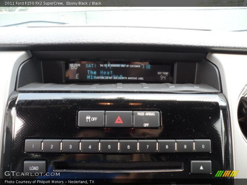 Ebony Black / Black 2011 Ford F150 FX2 SuperCrew