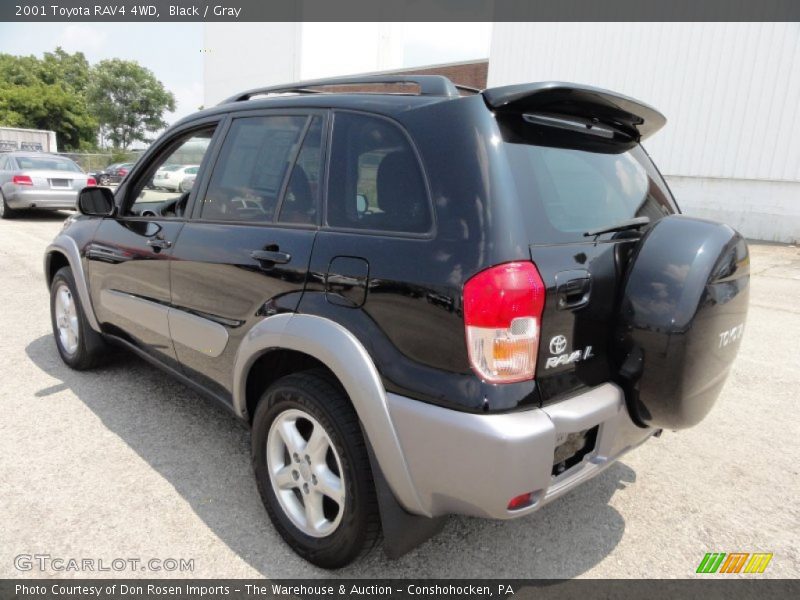 Black / Gray 2001 Toyota RAV4 4WD