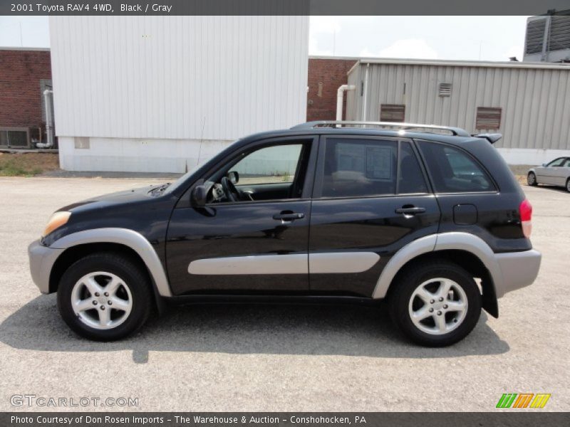 Black / Gray 2001 Toyota RAV4 4WD