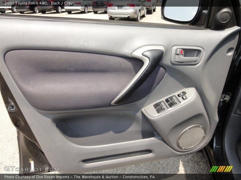 Black / Gray 2001 Toyota RAV4 4WD